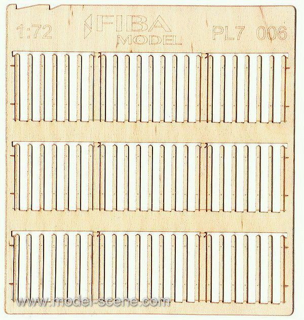 1:72 Plaňkový plot slabší