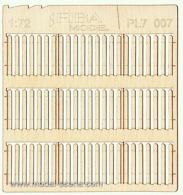 1:72 Prkenný plot - užší prkna