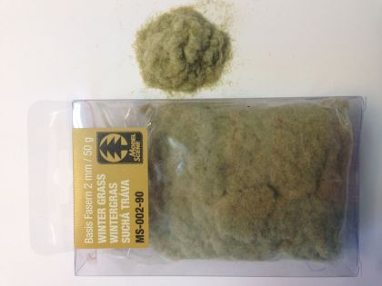 Statická tráva 2mm, suchá, 50g