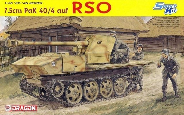 1:35 7.5cm Pak 40/4 auf RSO