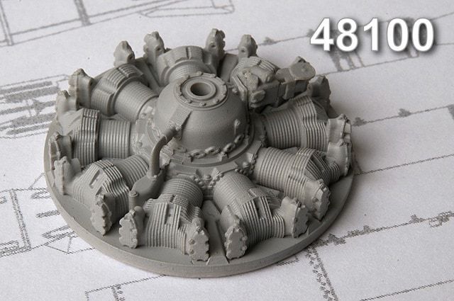 1:48 ASh-62 IR Radial piston engine