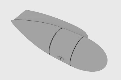 1:72 PBJ-1H wing mounted radar