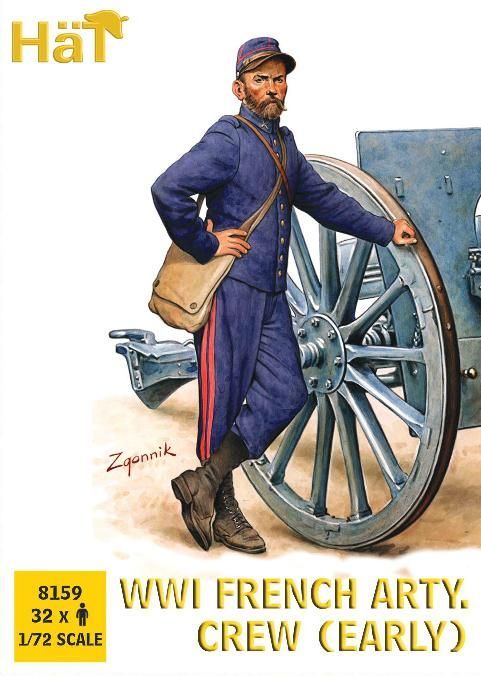 1:72 WWI French Artillery Crew