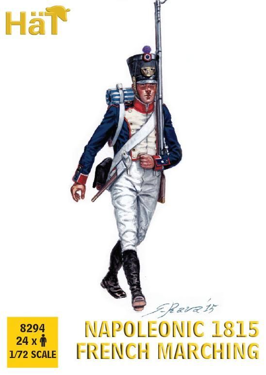 1:72 Napoleonic 1815 French Line Infantry Marching