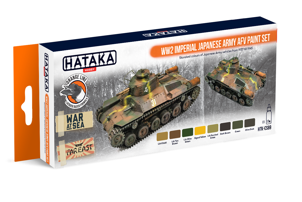WW2 Imperial Japanese Army AFV paint set