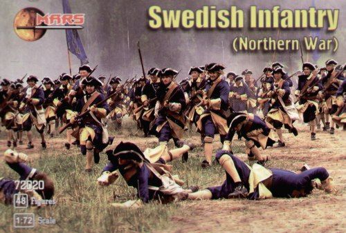 1:72 Swedish infantry (Northern war) (48 figs)