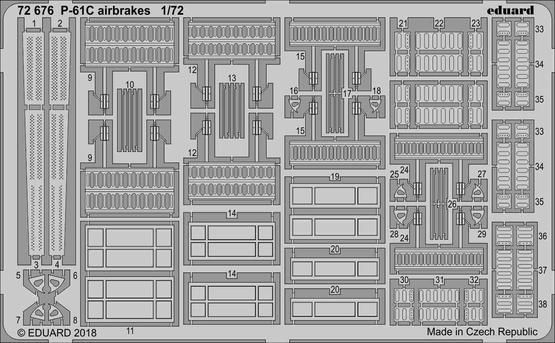 1:72 P-61C airbrakes