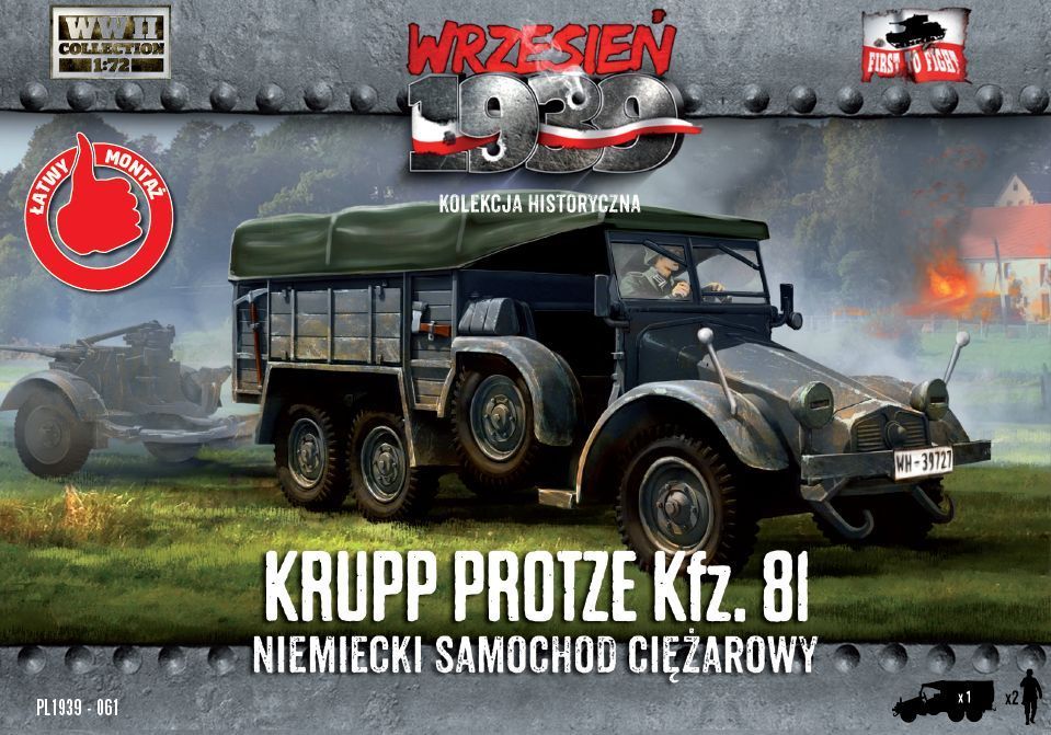 1:72 Krupp-Protze 81 German Truck