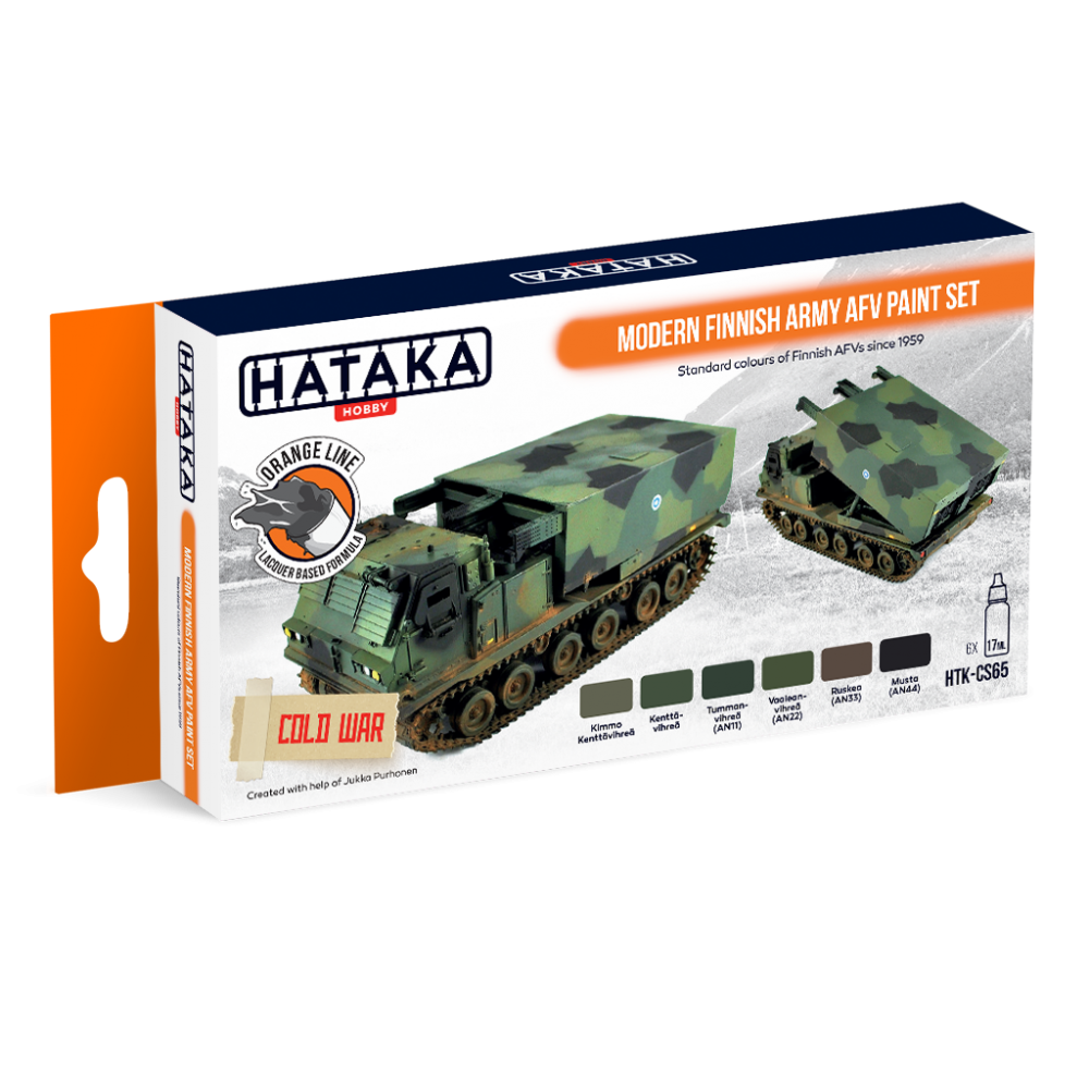 Modern Finnish Army AFV paint set