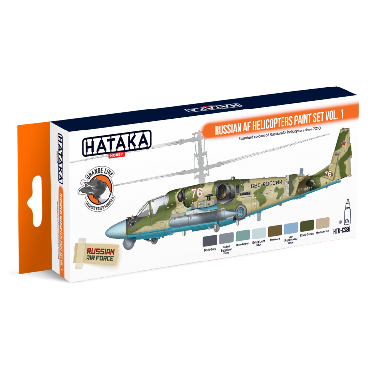Russian AF Helicopters paint set vol.1