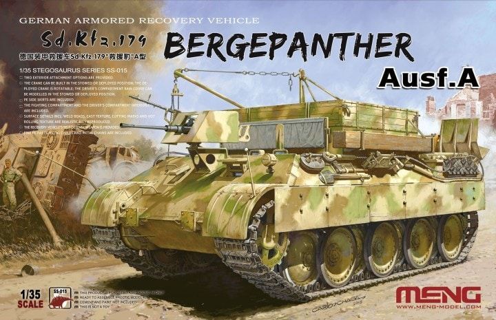 1:35 German Armored Recovery Vehicle Sd.Kfz.179 Bergepanther Ausf.A
