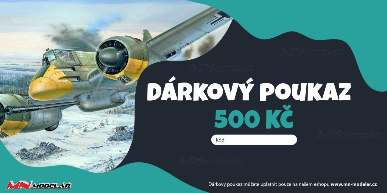 Dárkový poukaz v hodnotě 500Kč