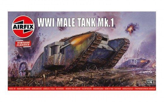 1:76 WWI Male Tank Mk.I Vintage Classics