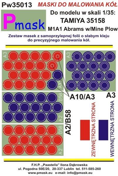 1:35 M1A1 Abrams w/Mine PlowTamiya 35158