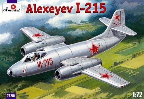 1:72 Soviet jet fighter Alexeyev I-215