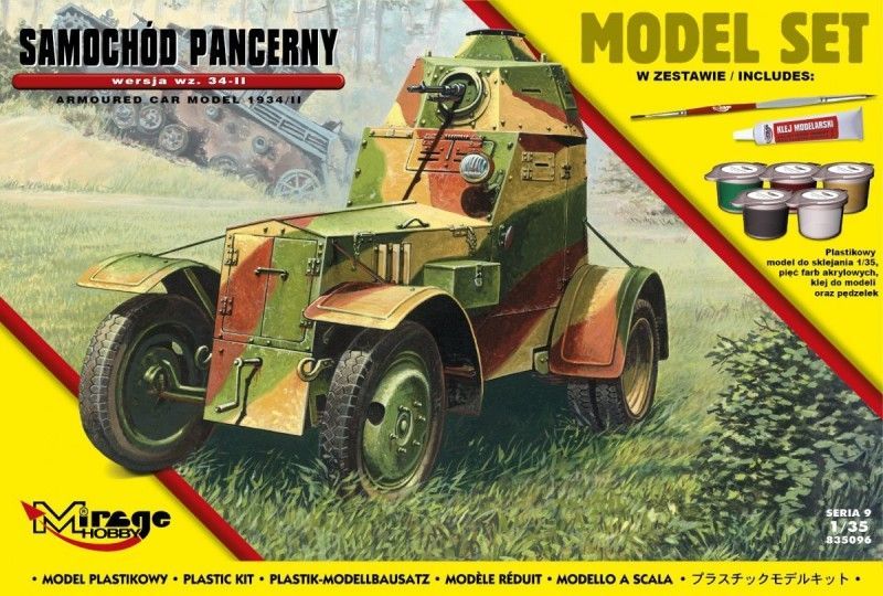 1:35 Samochód pancerny wersja wz.34-II