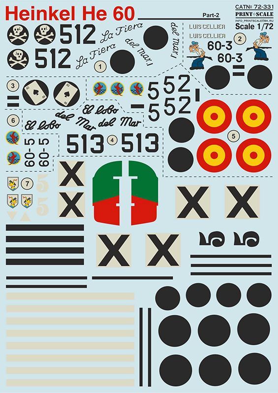 1:72 Heinkel He 60 - part 2 (wet decals)