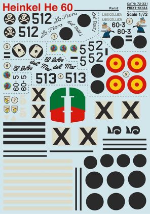 1:72 Heinkel He 60 - part 2 (wet decals)