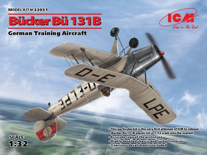1:32 Bücker Bu-131B German Training Aircraft