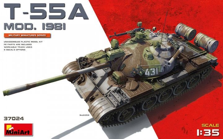 1:35 Soviet Medium Tank T-55A Mod. 1981