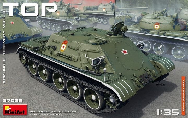 1:35 Soviet TOP Armoured Recovery Vehicle (SU-122-54 Base)
