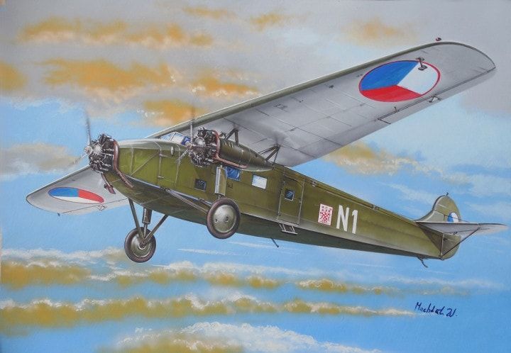 1:72 Avia-Fokker F.VIIb.1
