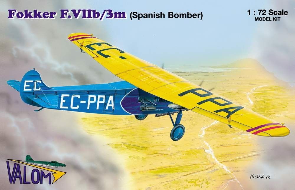 1:72 Fokker F.VIIb/3m (Spanish Bomber)