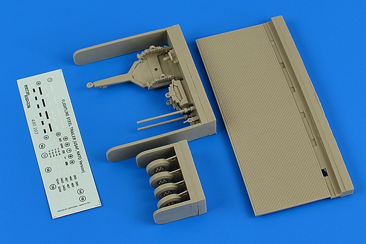 1:48 Flightline steel trailer - USAF/NATO