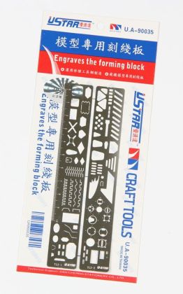 Engraves the forming block