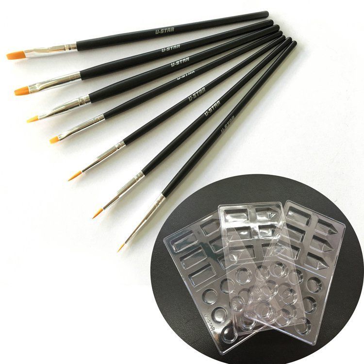 Paint Brush & Pallete Set