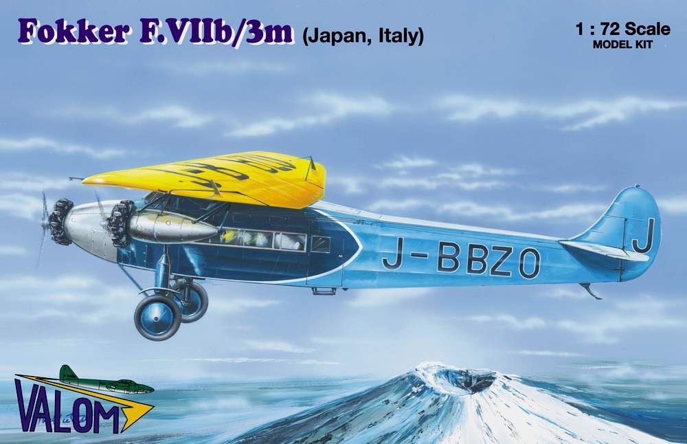 1:72 Fokker F.VIIb/3m (Japan, Italy)