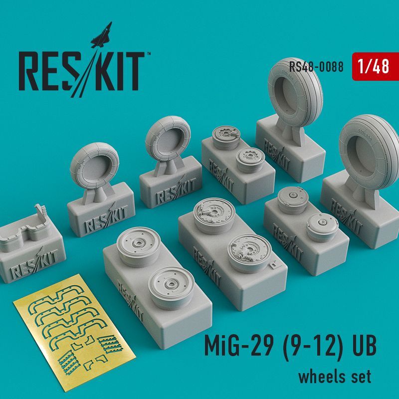 1:48 Mikoyan MiG-29 (9-12) UB wheels set