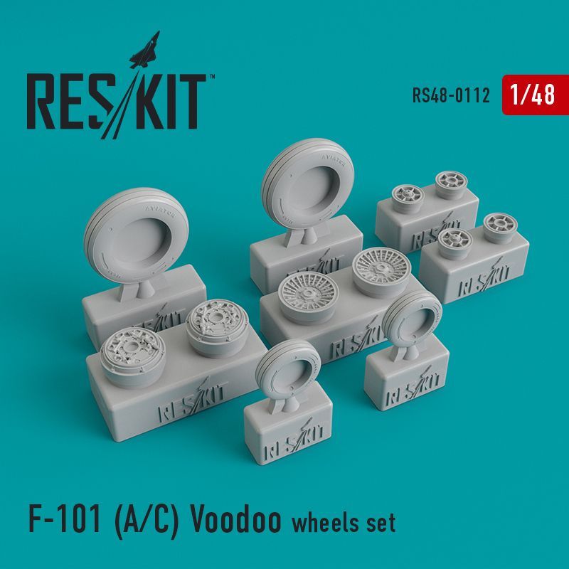 1:48 McDonnell F-101A/F-101C) Voodoo wheels set