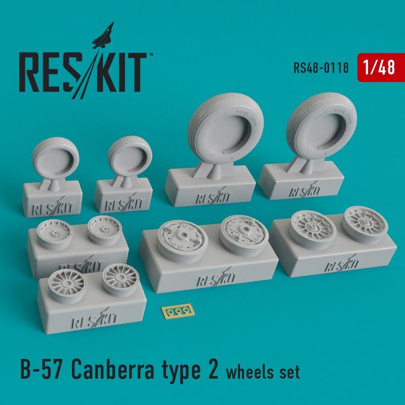 1:48 Martin B-57 Canberra type 2 wheels set
