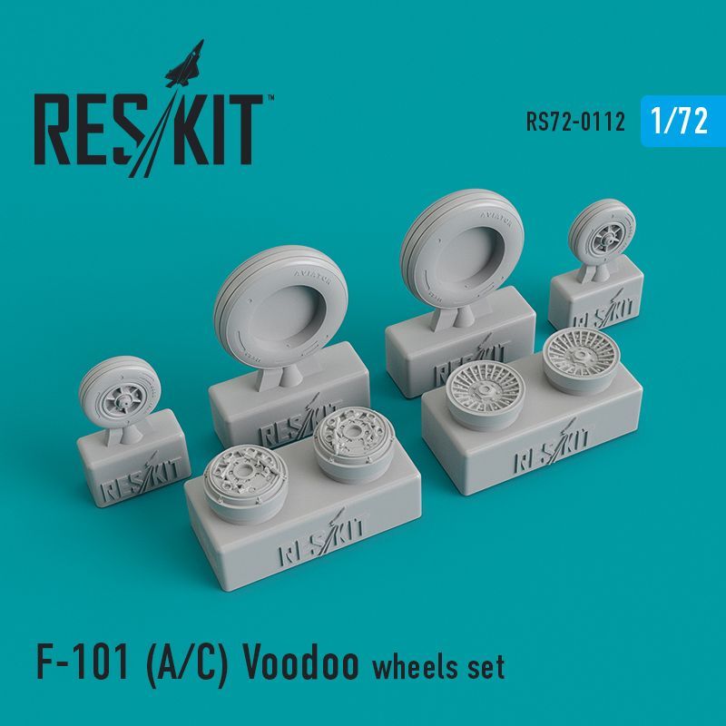 1:72 McDonnell F-101A/F-101C Voodoo wheels set