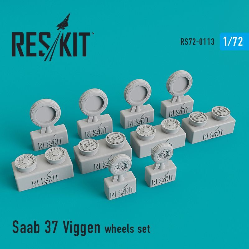 1:72 Saab JS-37 'Viggen' wheels set