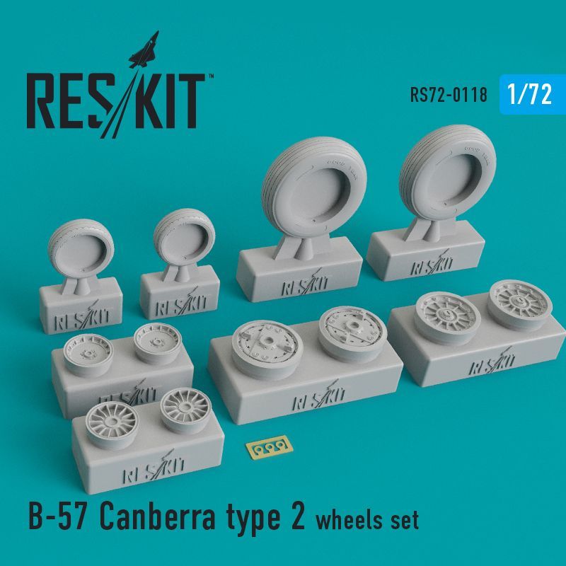1:72 Martin B-57 Canberra type 2 wheels set