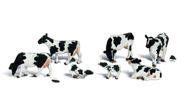 Holstein Cows - HO Scale