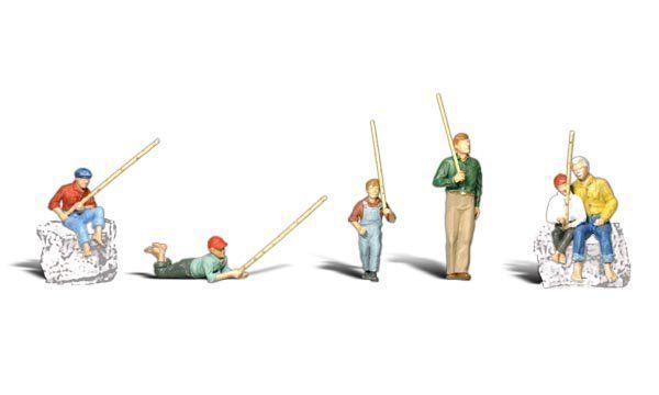 Gone Fishing - HO Scale