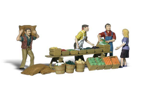 Farmers Market - HO Scale