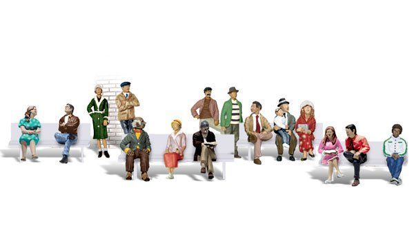Sixteen Passengers - HO Scale