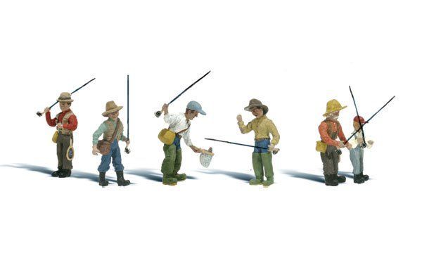 Fly Fishermen - HO Scale