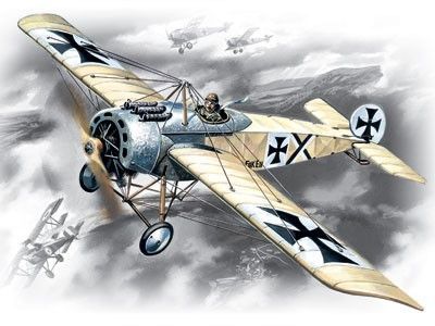 1:72 Fokker E-IV: WWI German Fighter