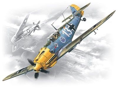 1:72 Bf 109E-3: WWII German Fighter