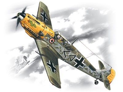 1:72 Bf 109E-4 WWII German Fighter