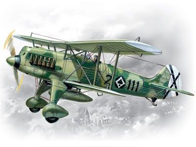 1:72 Heinkel He 51B-1: Spanish Air Force Fighter-Biplane