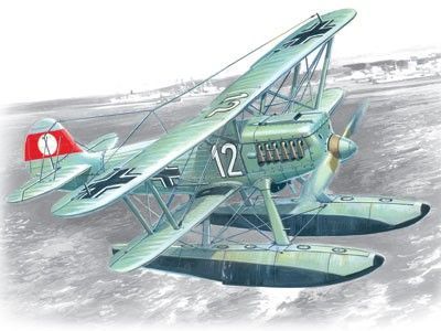 1:72 Heinkel He 51B-2: German Fighter Floatplane