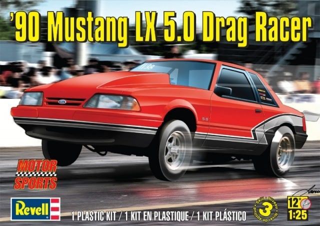 1:25 1990 Mustang LX 5.0 Drag Racer Motor Sports