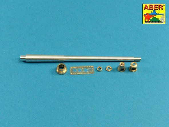 1:35 10,5cm KwK L/70 barrel with double baffle muzzle brake for German Pz.Kpfw. VII “Löwe”