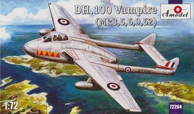 1:72 DH.100 Vampire (Mk3, 5, 6, 9, 52)